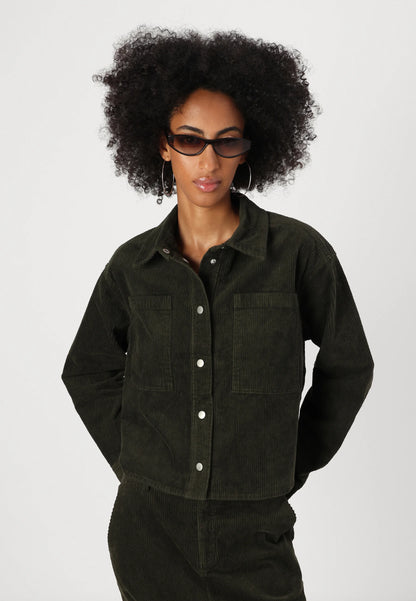 MSCH Arcelle Geggo Shirt Jacket in Forest Night