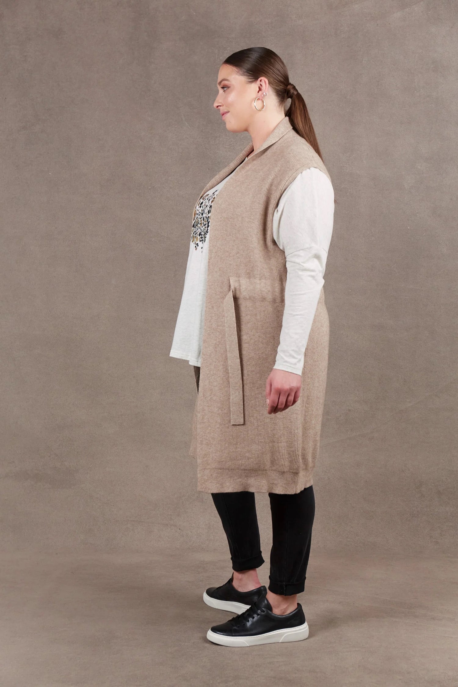 Eb &amp; Ive Nawi Vest Waistcoat in Barley (ONE SIZE)