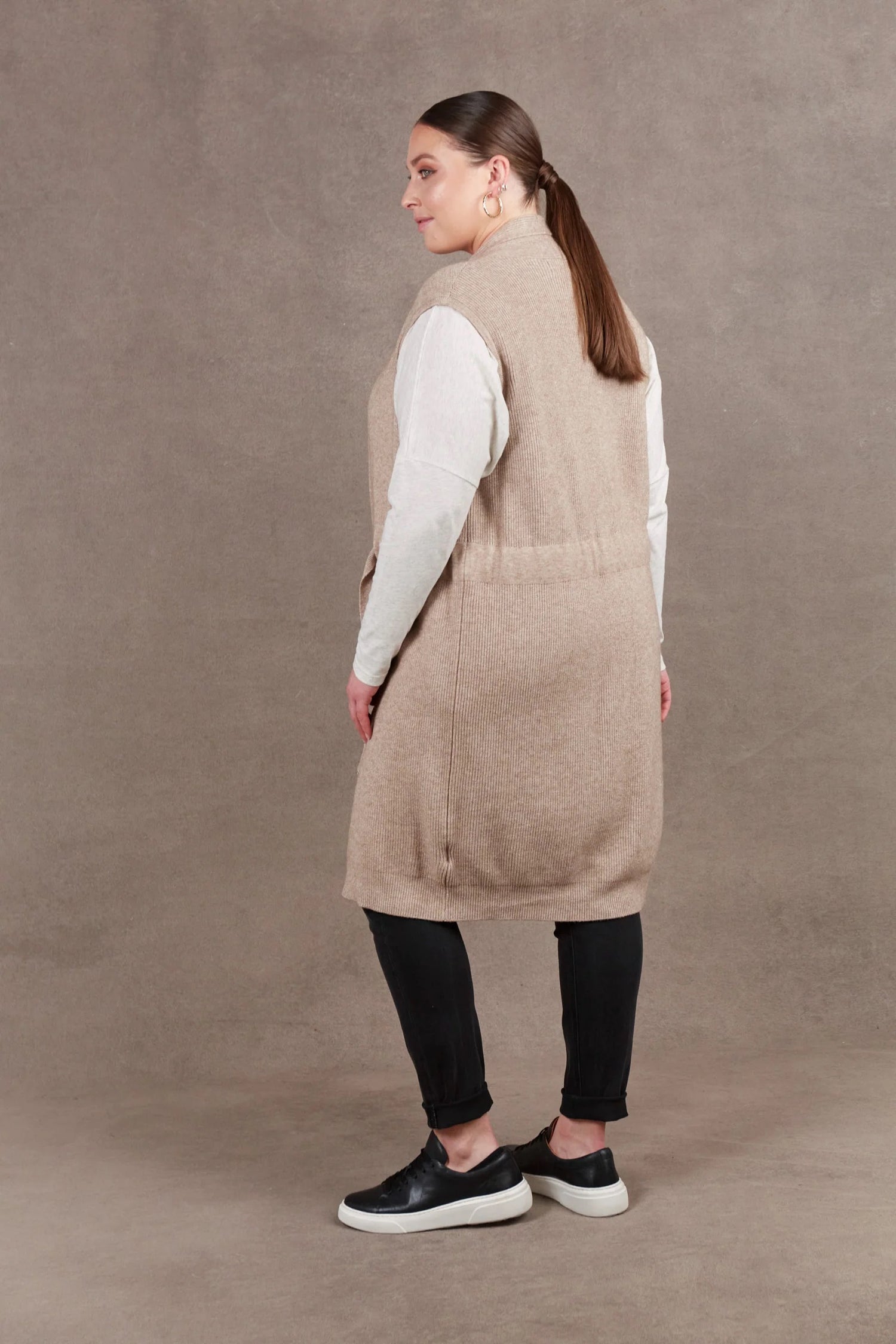 Eb &amp; Ive Nawi Vest Waistcoat in Barley (ONE SIZE)