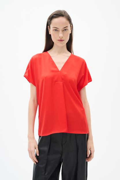 InWear Rinda IW Top in Scarlet