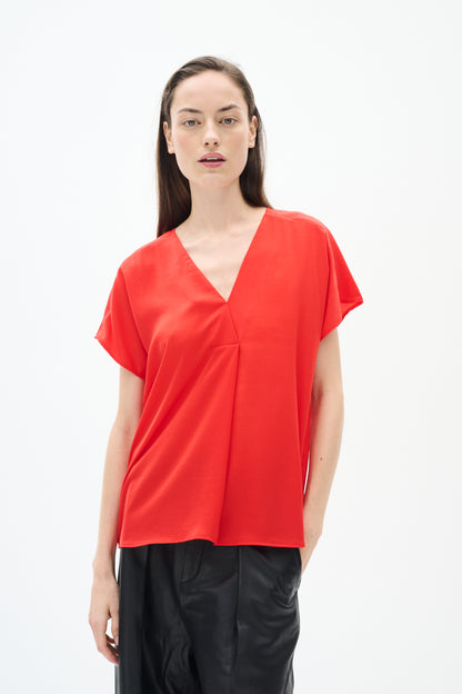 InWear Rinda IW Top in Scarlet