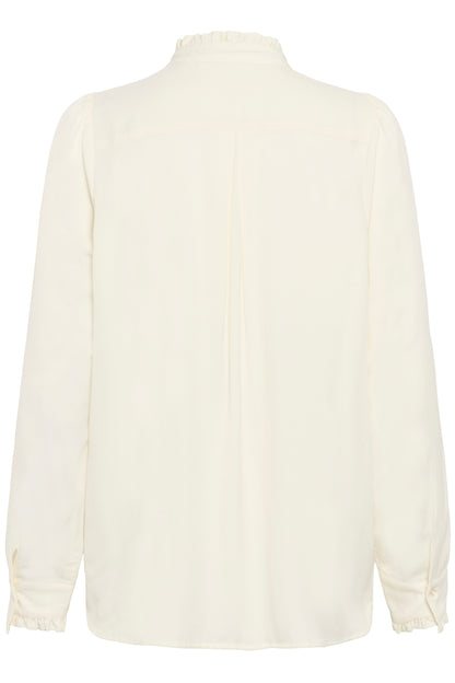 InWear Videnza Long Sleeved Shirt in Whisper White