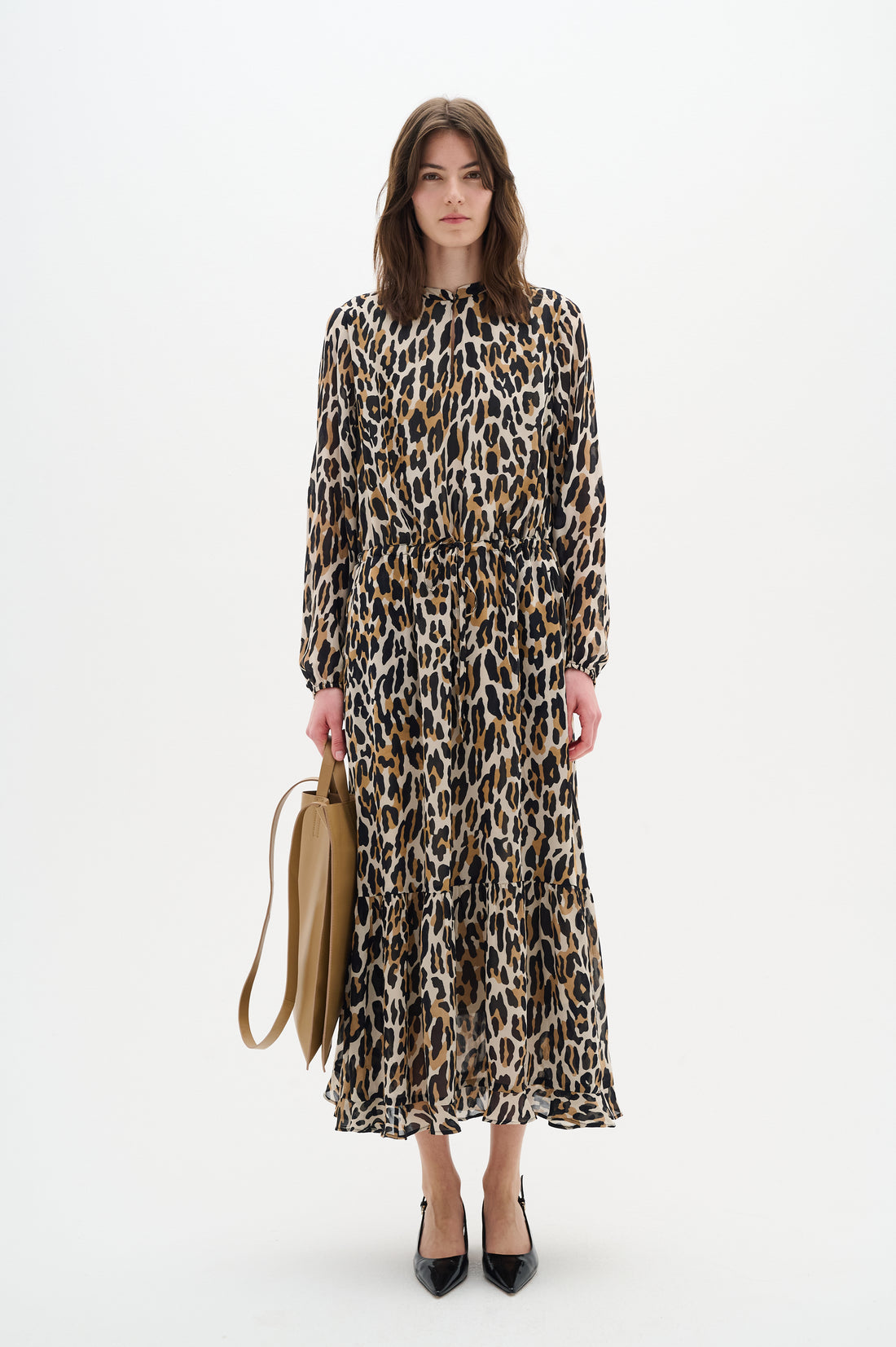 InWear Clarie Dress in Neutral Animal