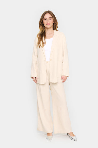 Saint Tropez Estelle Blazer in Fog White