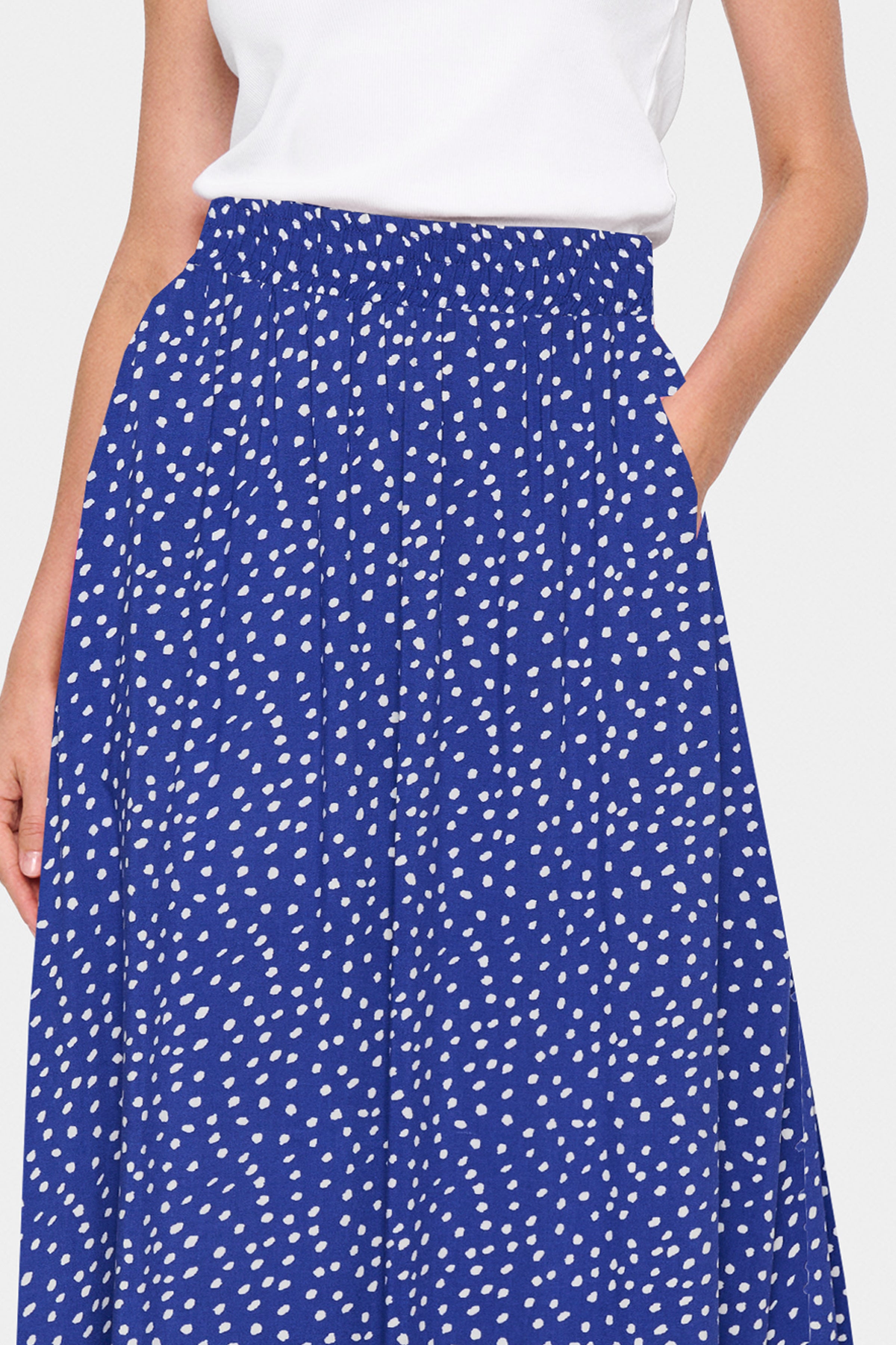 Saint Tropez Fatilde Skirt in Clematis Dots