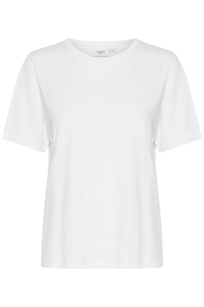 Saint Tropez Faria Cotton T-Shirt in Bright White