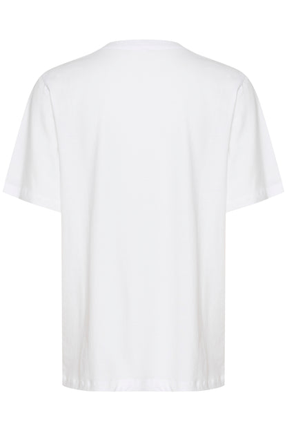 Saint Tropez Faria Cotton T-Shirt in Bright White