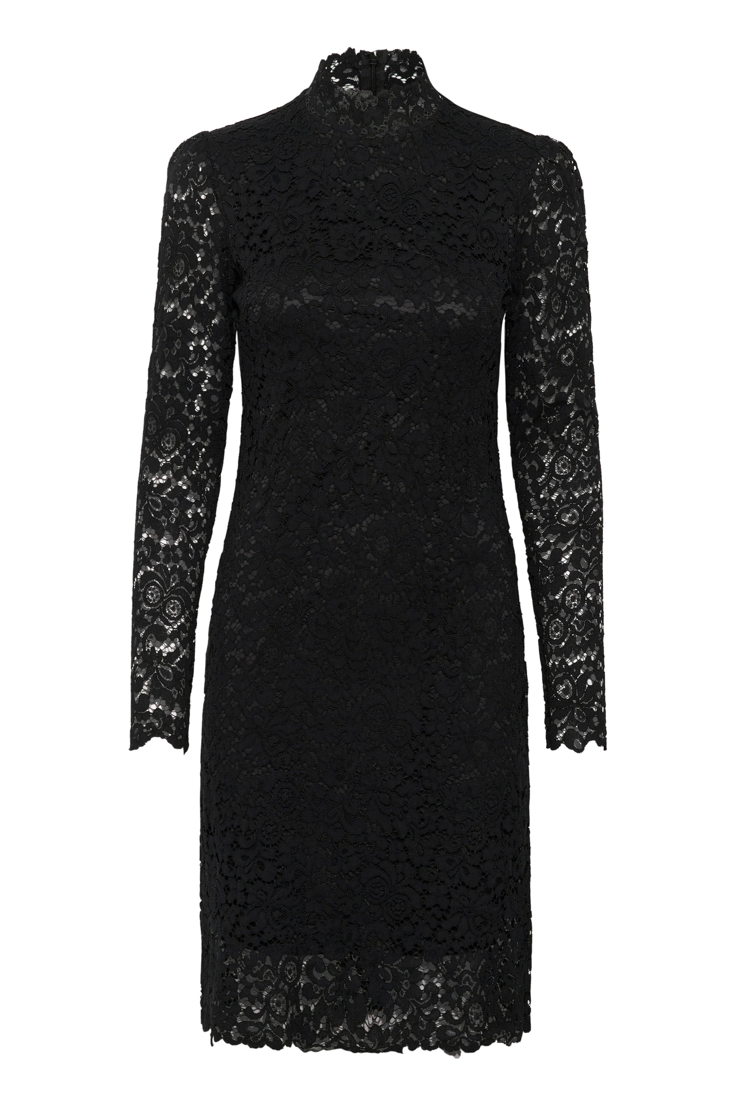 Saint Tropez Ganna Black Lace Dress