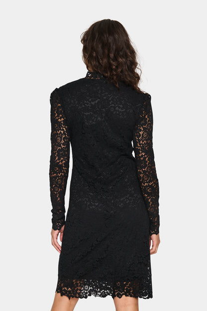 Saint Tropez Ganna Black Lace Dress