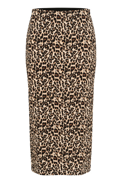 Saint Tropez Ilyssa Skirt in Black Leo Print