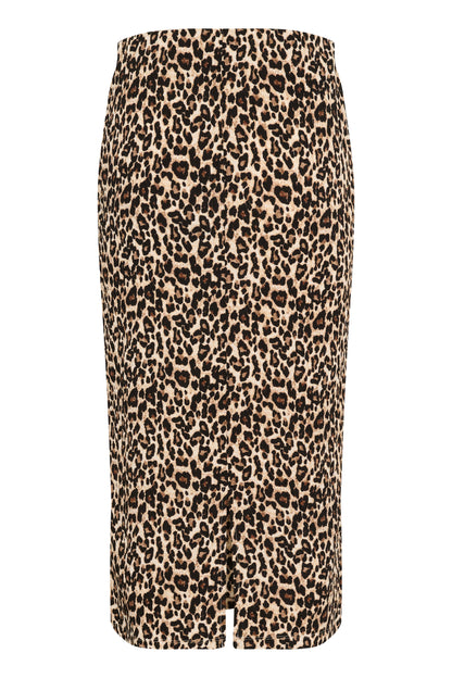 Saint Tropez Ilyssa Skirt in Black Leo Print