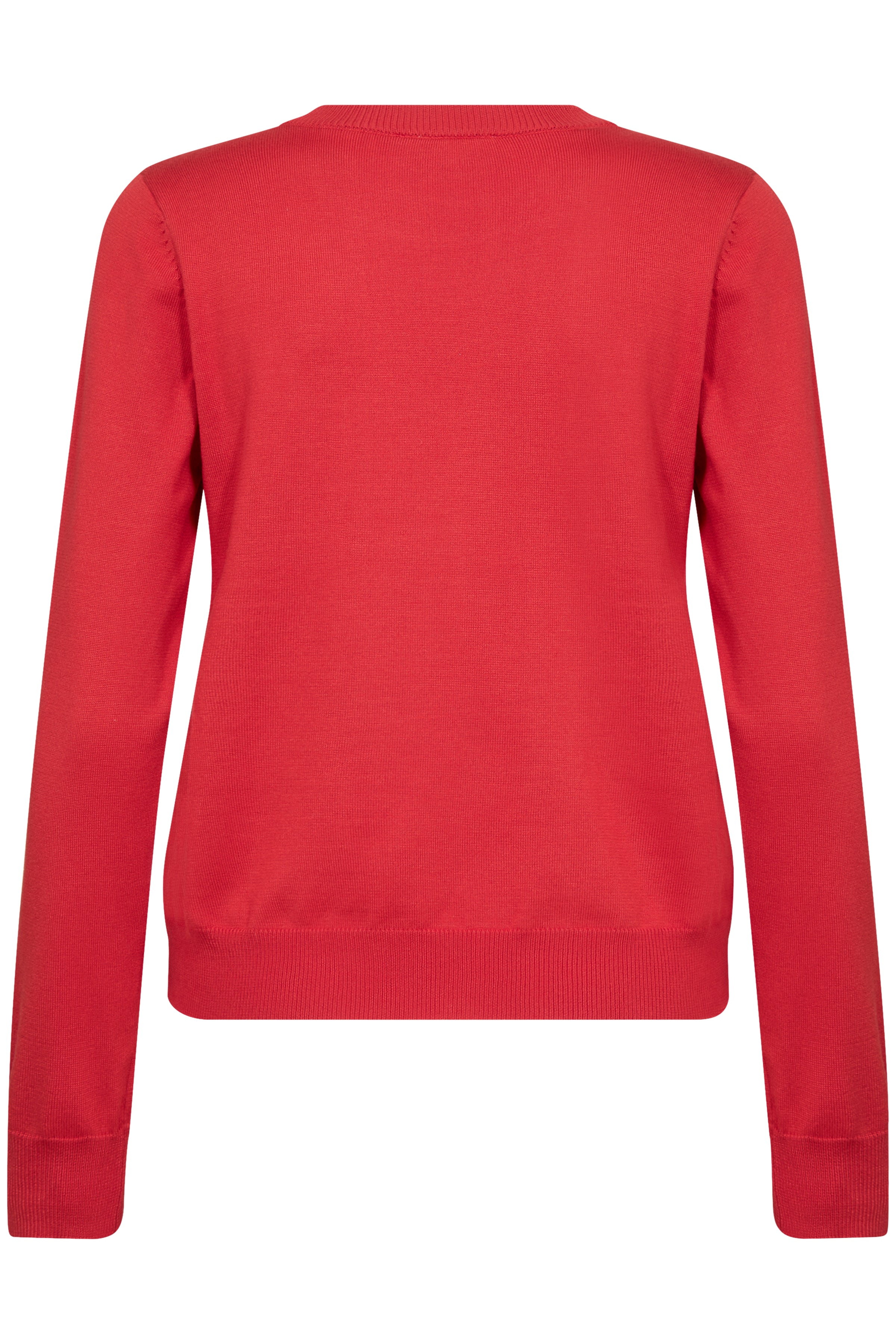 Saint Valentina Pullover In Flame Scarlet