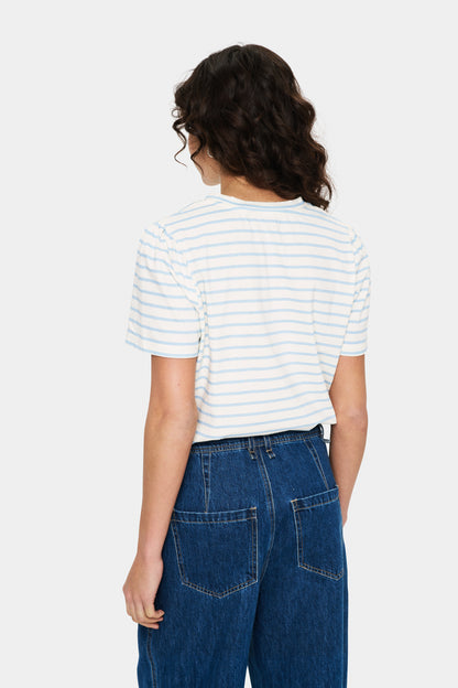 Saint Tropez Jucia T-Shirt in Airy Blue Stripe