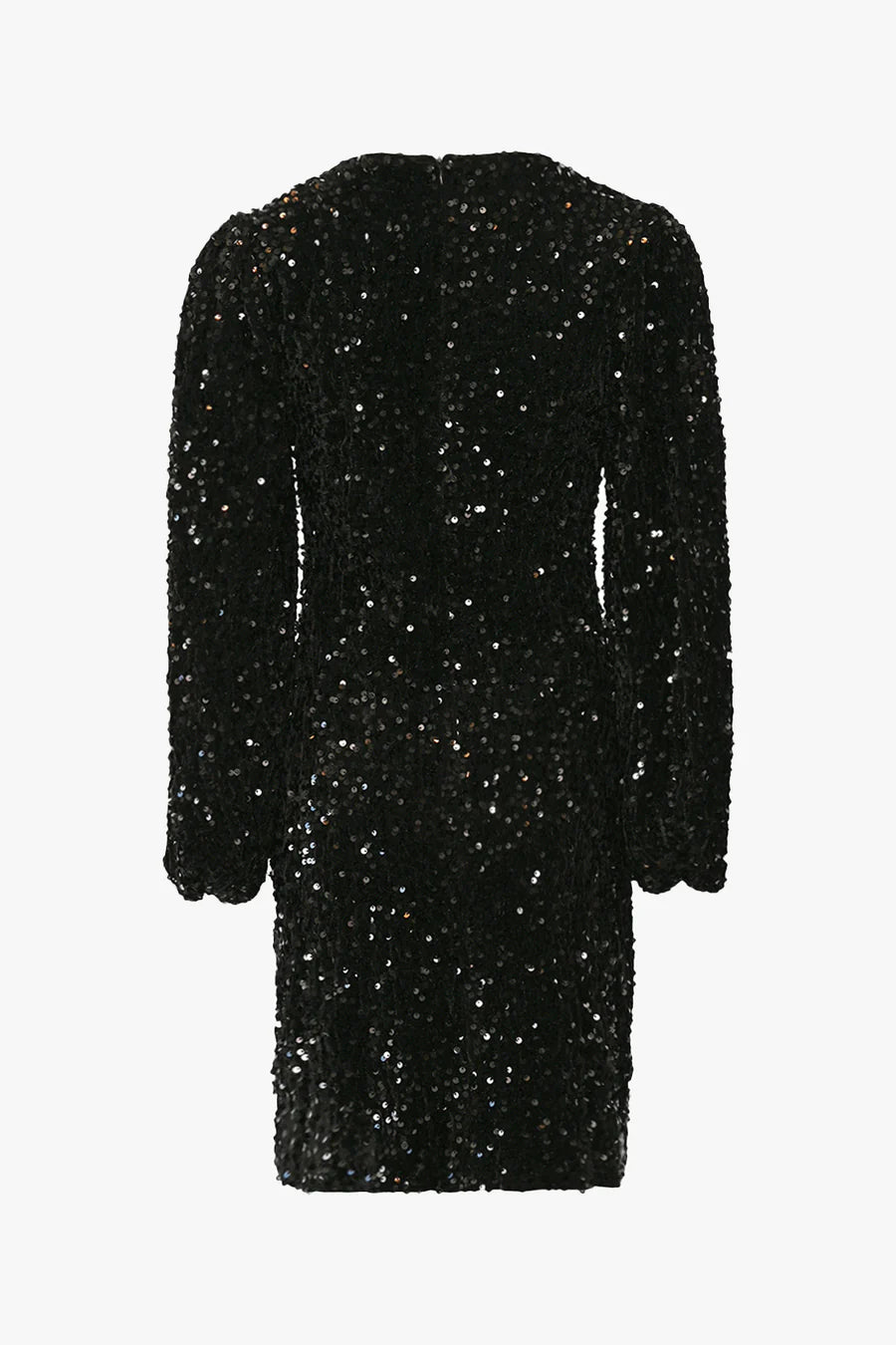 Teagan Short Sequin Dress in Black