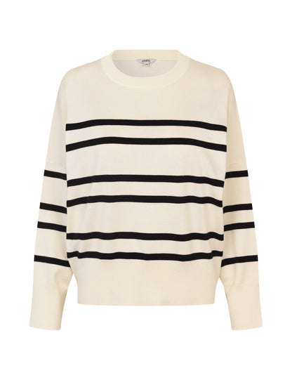 MbyM Bravana Jumper in Sugar Star Black Stripe