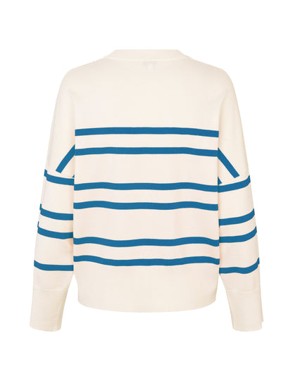 MbyM Bravana Jumper in Sugar Star Sapphire Stripe