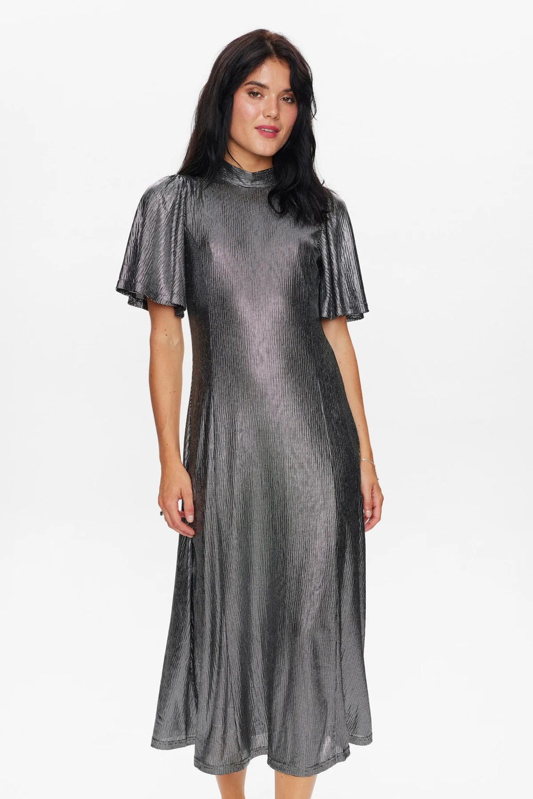 Numph Nusimma Dress in Silver