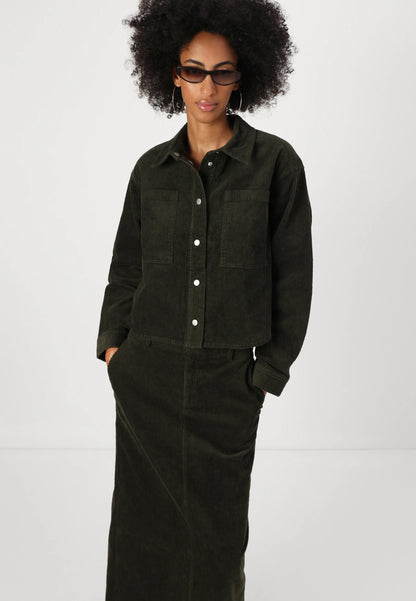 MSCH Arcelle Geggo Shirt Jacket in Forest Night