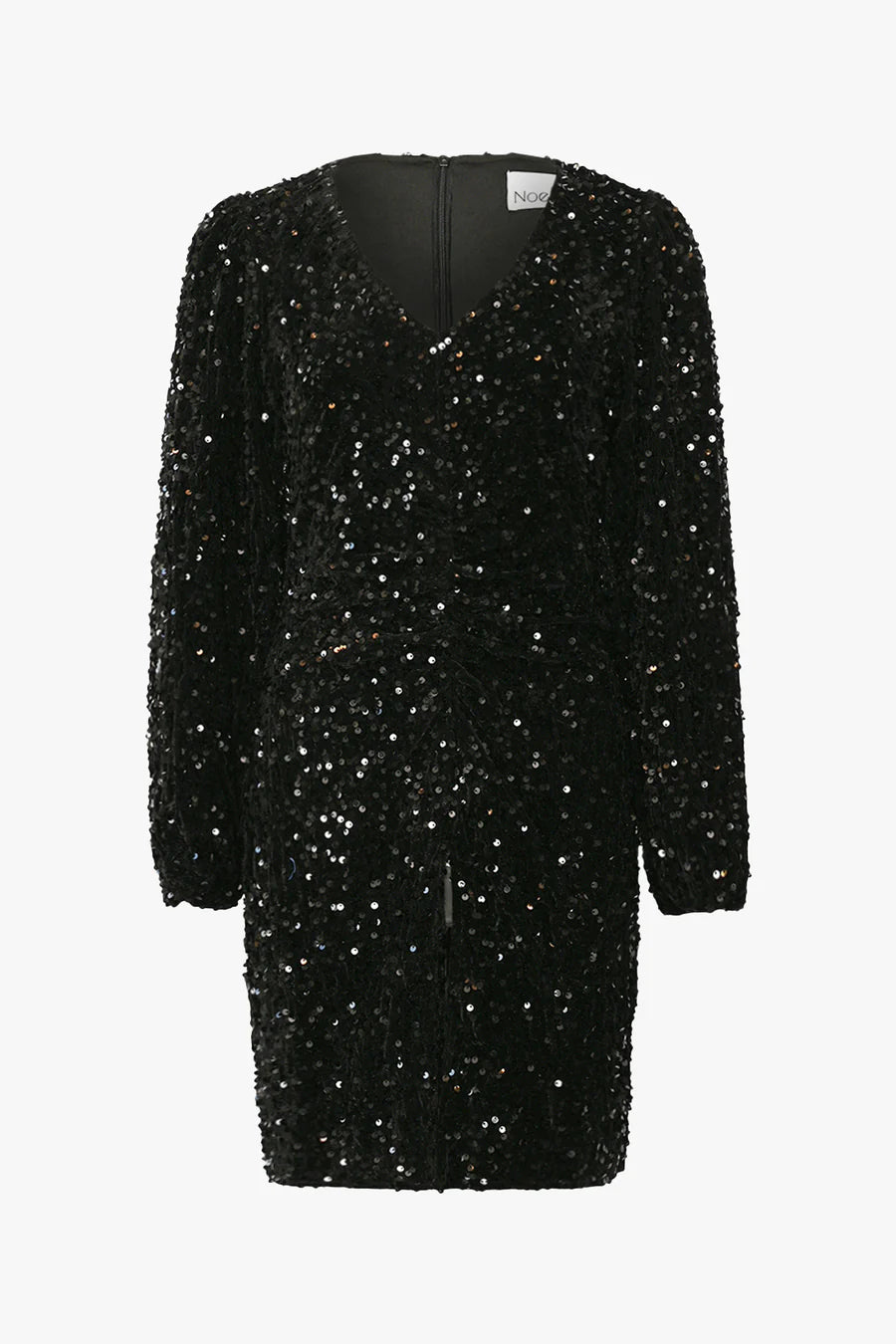 Teagan Short Sequin Dress in Black