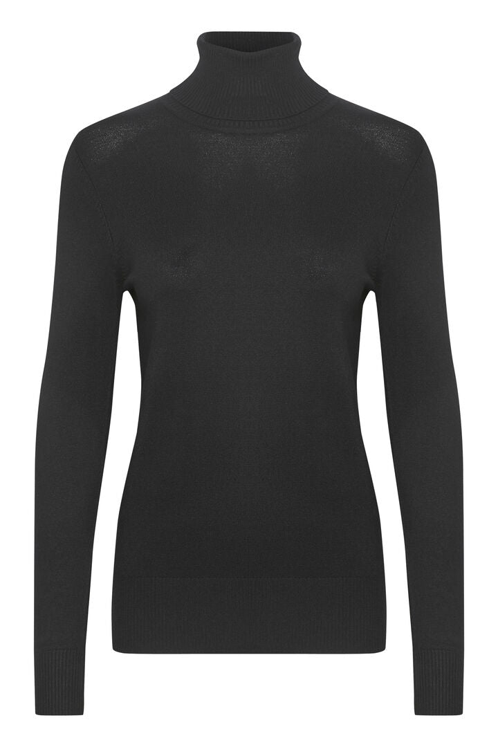 Saint Tropez Mila Rollneck Pullover Black