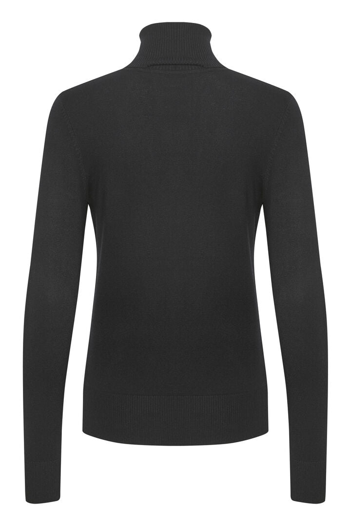 Saint Tropez Mila Rollneck Pullover Black