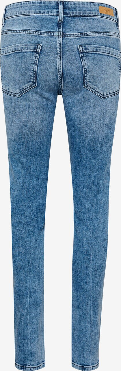 Molly Slim Leg Jeans in Light Blue Denim
