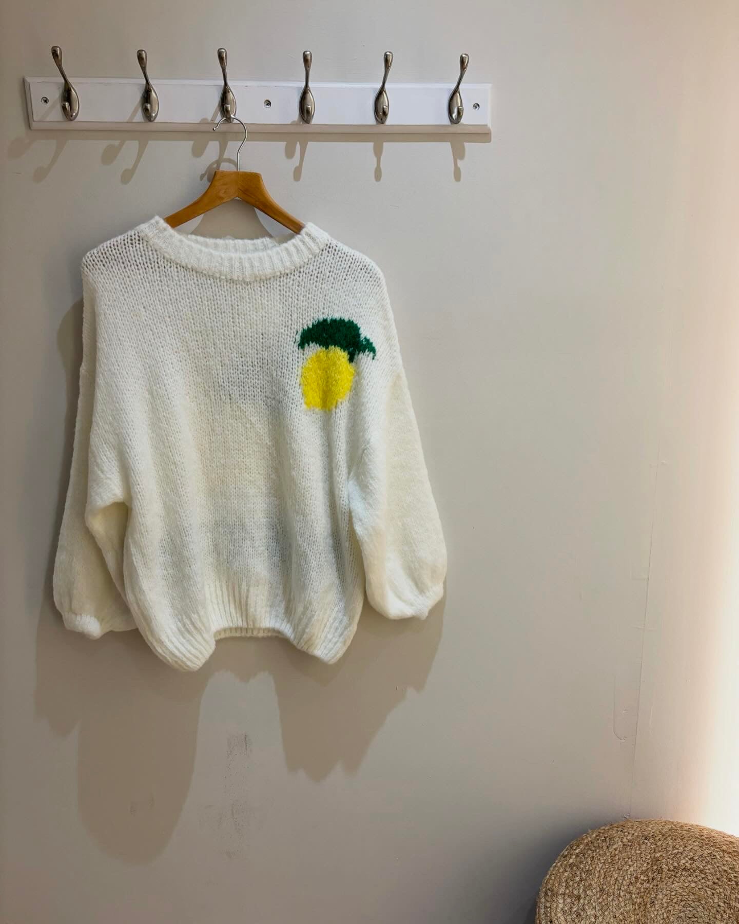 Lemons Mohair Jumper - cream