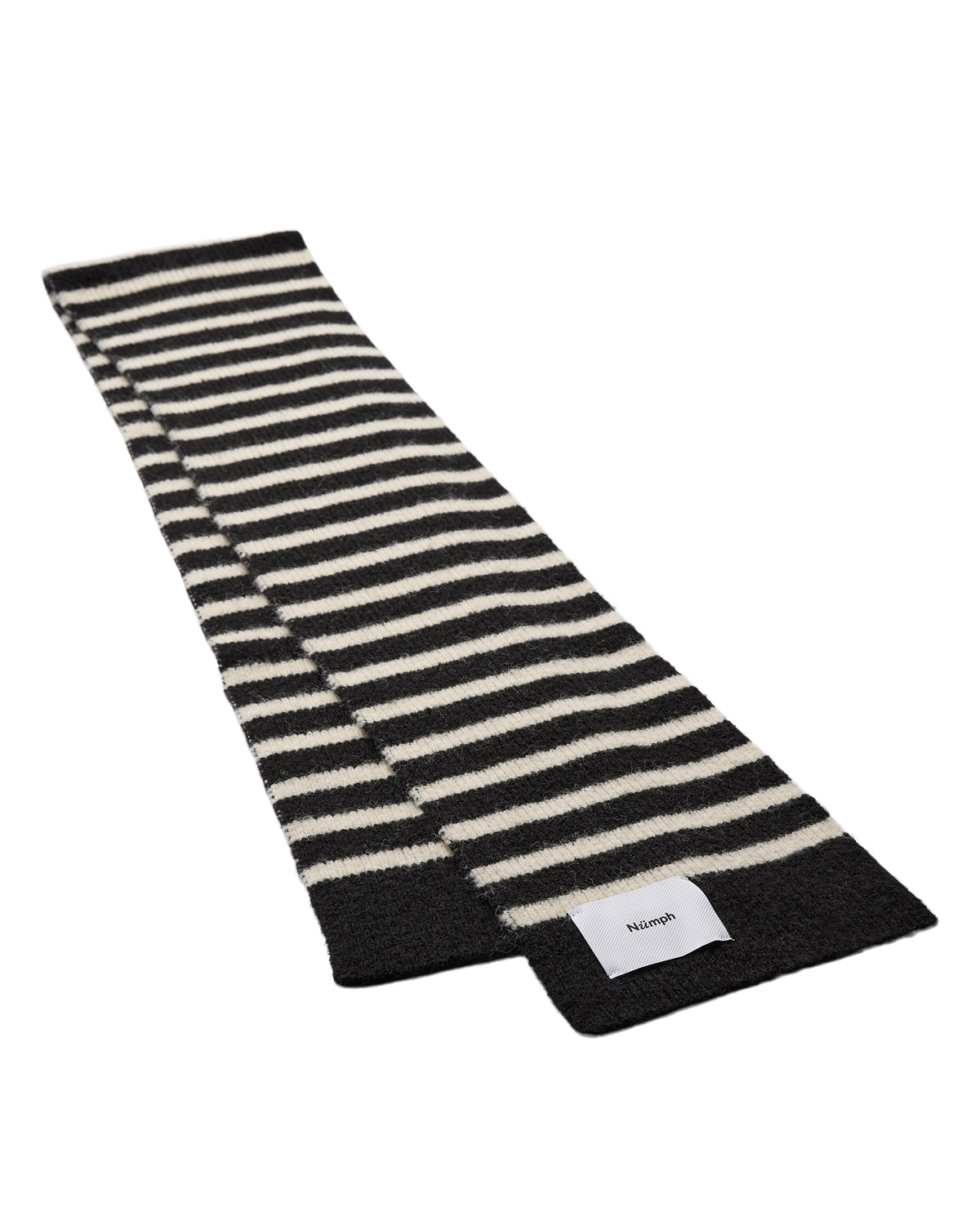 Numph Nudaria Scarf in Caviar Stripe