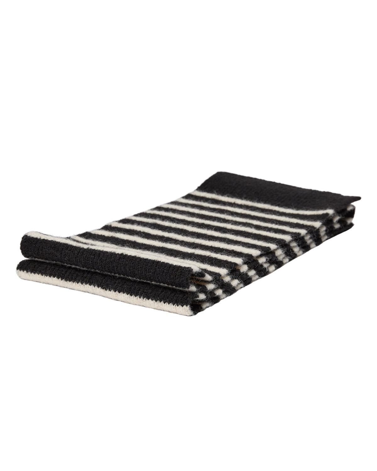 Numph Nudaria Scarf in Caviar Stripe