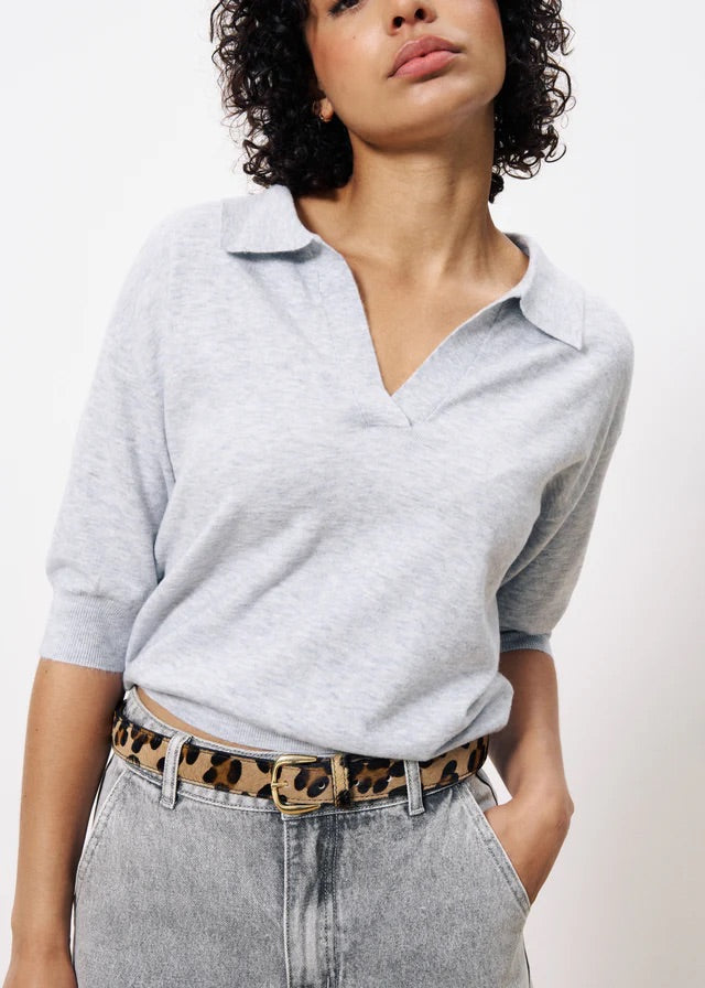 Frnch Plume Jumper in Gris Grey