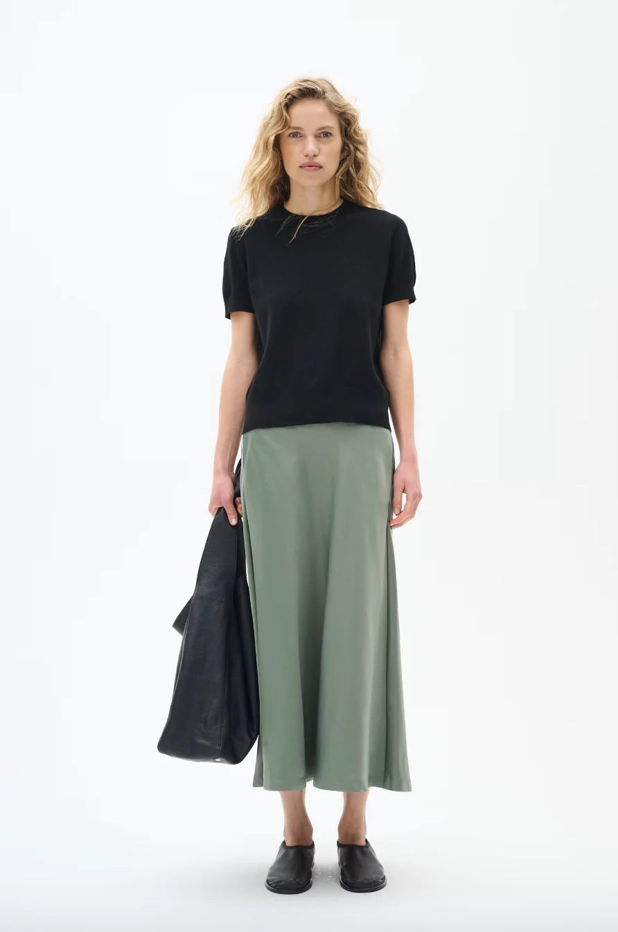 InWear Zilky Skirt in Agave Green