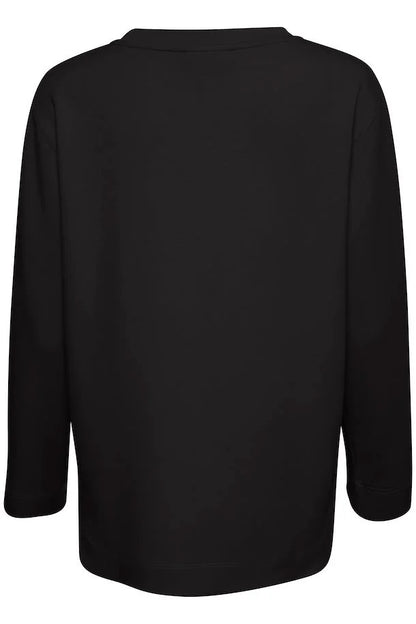 InWear Gincent Crew Neck Modal Sweat In Black