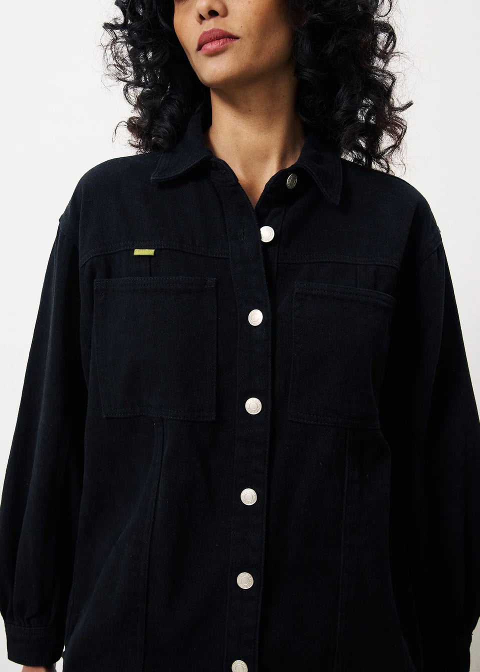 Frnch Lisandre Shirt Jacket in Black