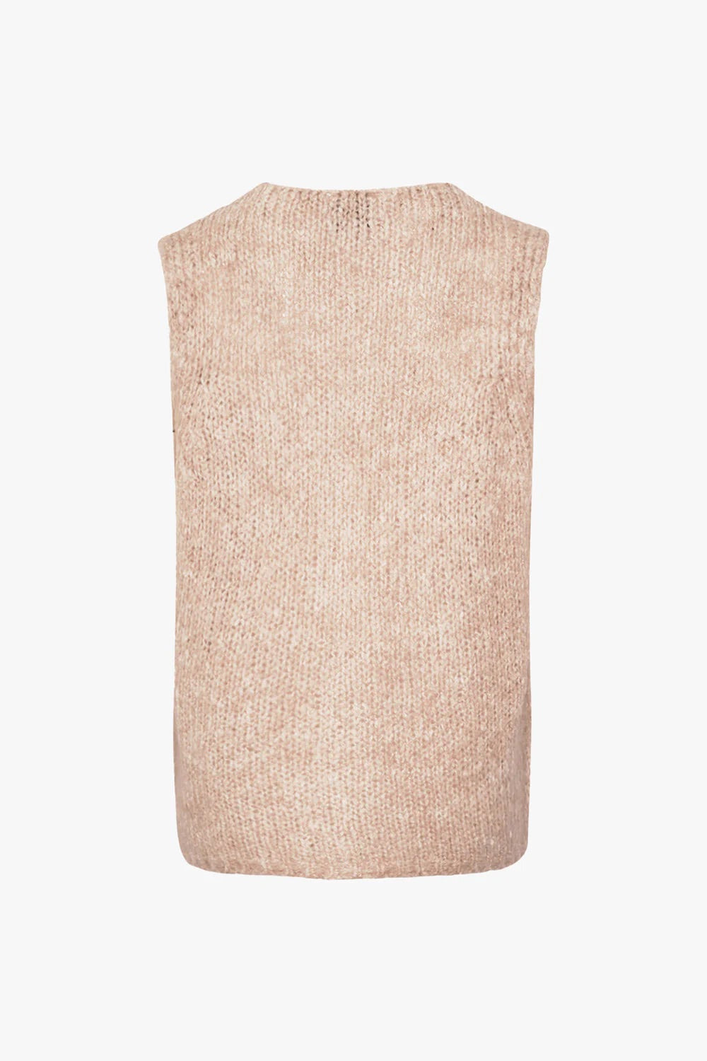 Jacey Knit Vest in Oatmeal