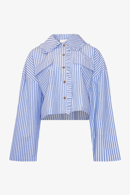 Kendall Shirt in Blue Stripes