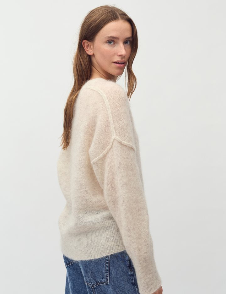 MbyM Monday Jumper in Oat Melange