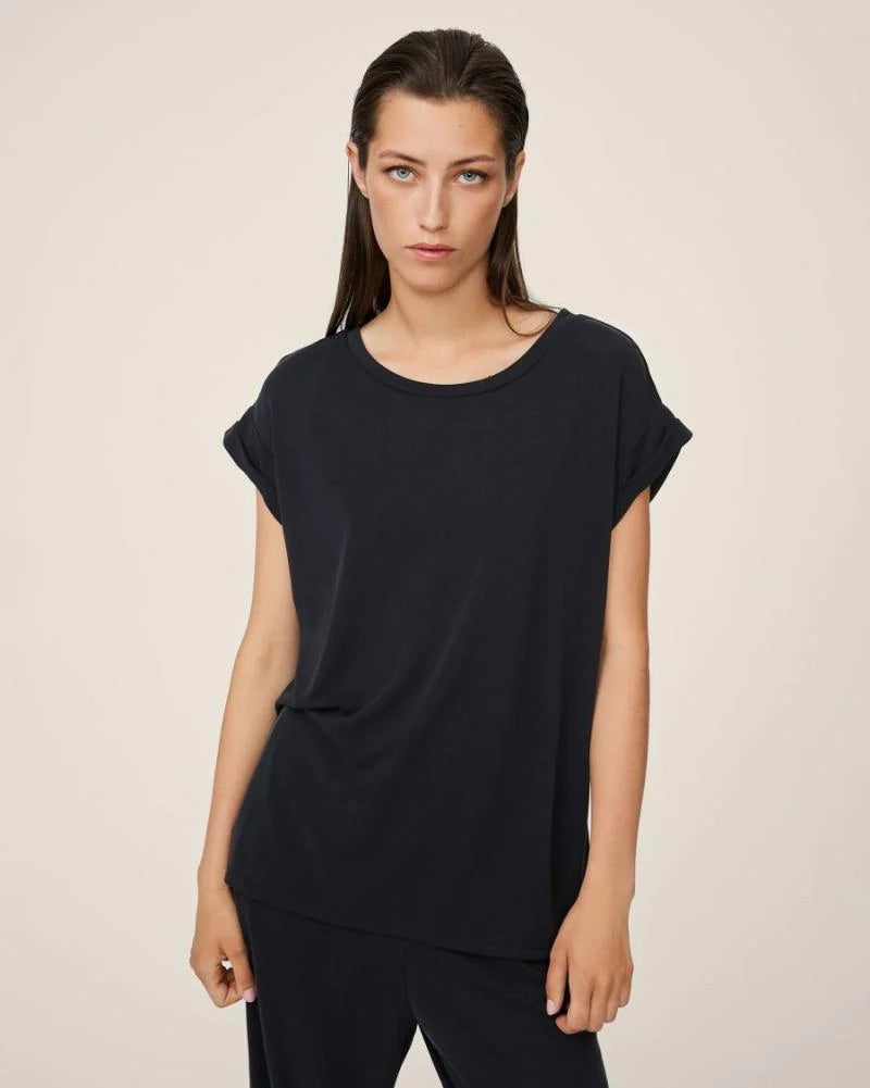 MSCH Birdia Lynette Tee in Black