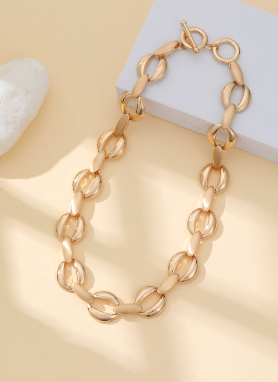 Lola Chunky Necklace in Gold