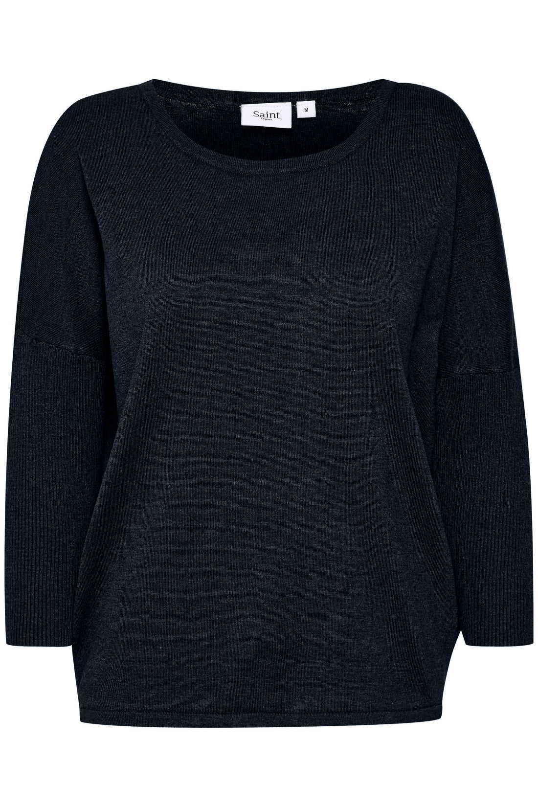 Saint Tropez Mila Round Neck Pullover - Night Sky Navy